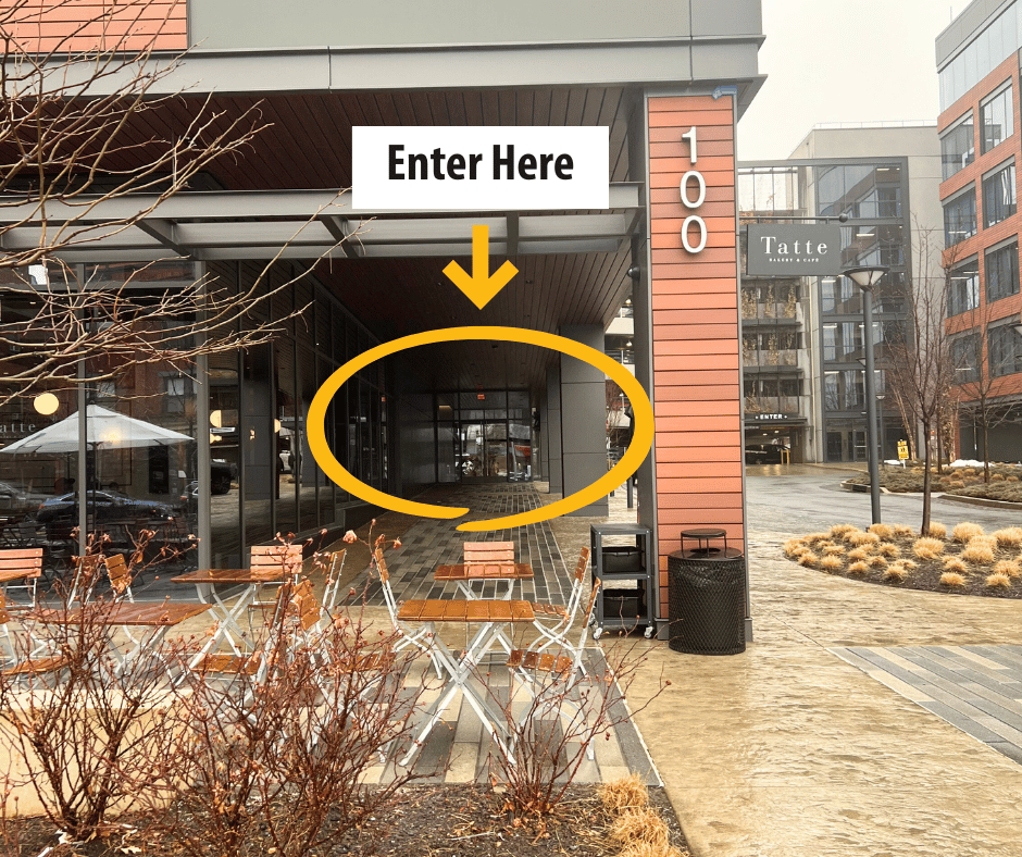 Photo of Sanofi's entrance at 100 Morris Street in Morristown